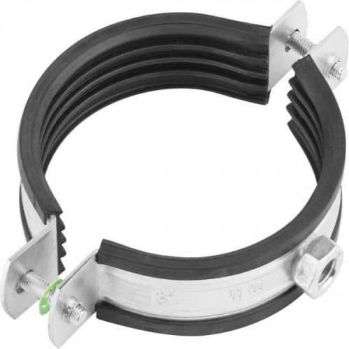 Купить Хомут 3 ½" оцинкованный с резиновым уплотнителем (98-106) по низкой цене