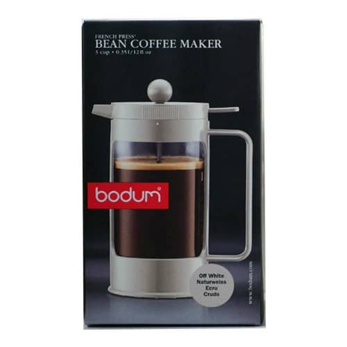 Купить Френч-пресс Bodum Bean белый, 0,35 л по низкой цене