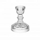 Купить Подсвечник для столовых свечей КРИСТОФФ-3 (стекло), D8.5xH8 см по низкой цене