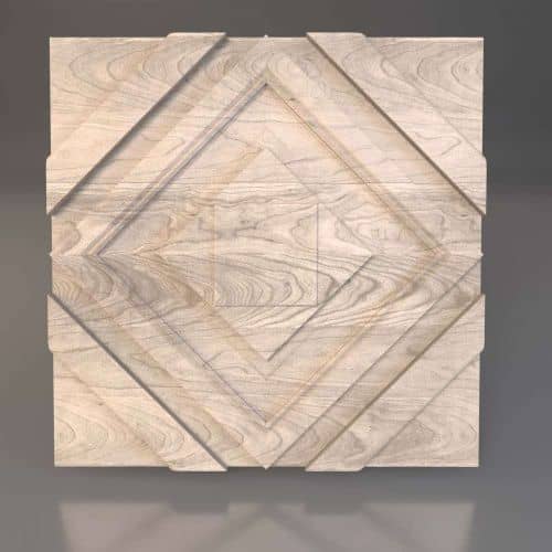 3D панель стеновая Relieffo Symbol (Дуб) 090Д 600х600х30 мм