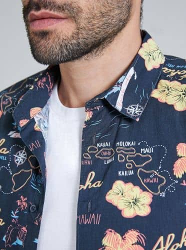 Купить Рубашка Piazza Italia тёмно-синяя по низкой цене