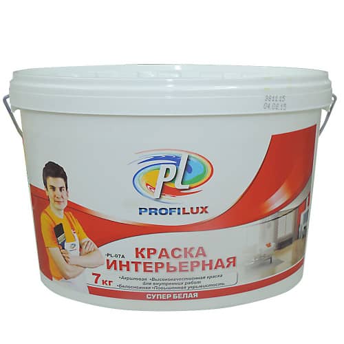 Купить Краска интерьерная акриловая Profilux PL-07А 7 кг по низкой цене