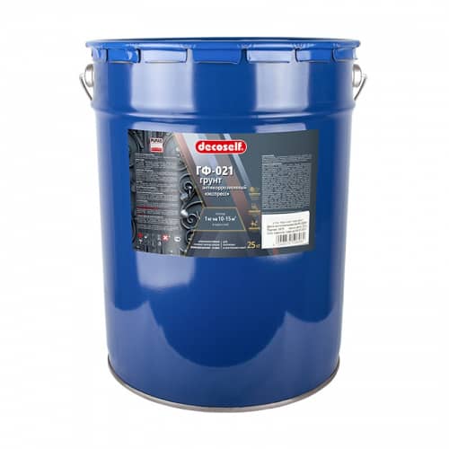Купить Грунт Pufas ГФ-021 Decoself Экспресс серая, 25 кг по низкой цене
