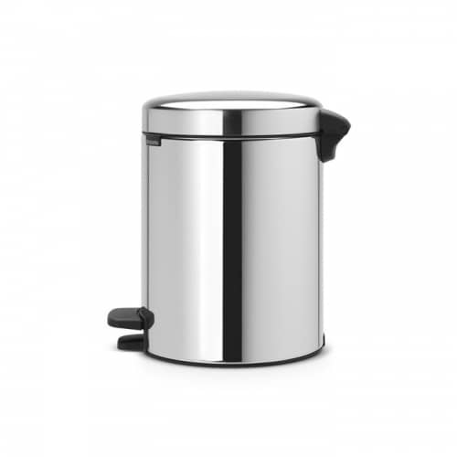 Купить Бак Brabantia newicon мусорный, стальной полированный, с внутренним ведром, 5 л по низкой цене