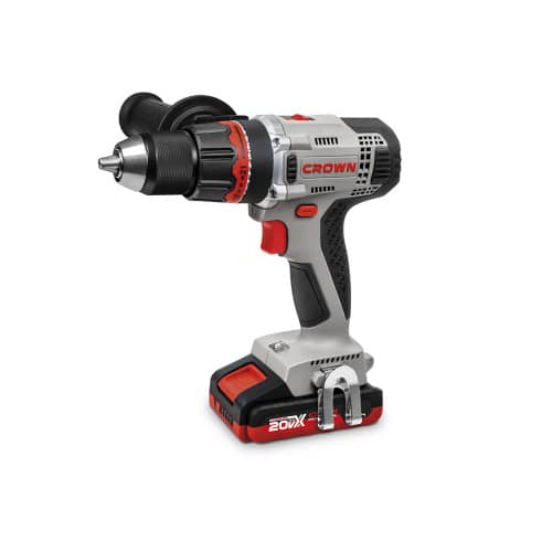 Купить Шуруповерт аккумуляторный CROWN B3 Plus CT21076HMX 2х2,0 Ач Li-Ion 20 В по низкой цене