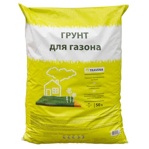 Купить Грунт для газонов TRAVENA 50 л по низкой цене