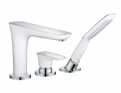 Купить Смеситель Hansgrohe PuraVida 13437180 для ванны c душем 15432400 по низкой цене