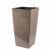 Купить Кашпо Lechuza Cubico Complete taupe high gloss 22x22x41 см по низкой цене
