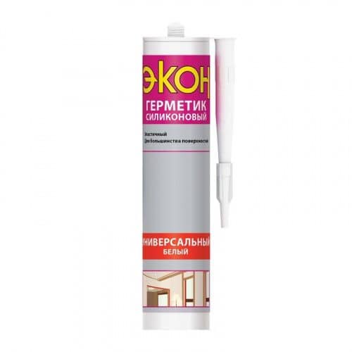 Купить Герметик Henkel ЭКОН силиконовый, универсальный, белый 280 мл по низкой цене