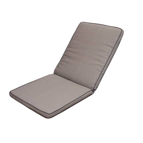 Купить Подушка на низкое кресло SALAMANKA 105x50x6 см бежево-коричневая по низкой цене