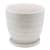 Купить Горшок для цветов с поддоном d20,5 см белый по низкой цене
