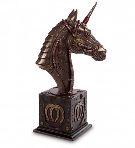 Купить Статуэтка Veronese Единорог в стиле стимпанк по низкой цене