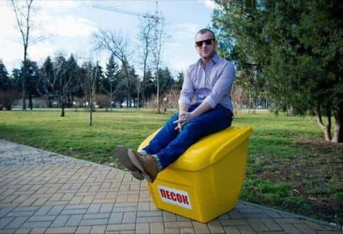 Купить Контейнер BOXSAND для соли, песка и реагентов, 250 л по низкой цене