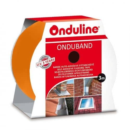 Купить Лента Ондулин Ондубанд битумная, самоклеящаяся, терракота, 3000х50 мм по низкой цене
