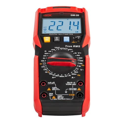 Купить Мультиметр RGK DM-20 с поверкой по низкой цене