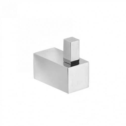 Купить Крючок Bemeta Beta квадратный для одежды, хром 19x35x38 мм 132106132 по низкой цене