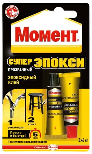 Клей эпоксидный Момент Эпокси Супер