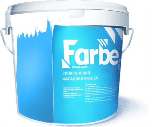 Купить Краска FARBE Silikon Fassaden Base  A, С для фасадов силиконовая 20 кг по низкой цене
