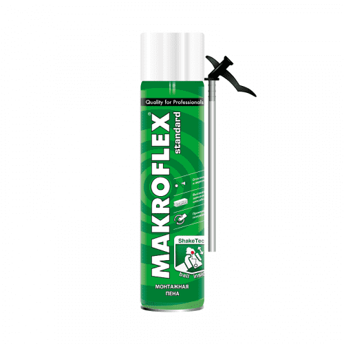 Купить Пена Makroflex SHAKETEC монтажная стандарт 0,5 л по низкой цене