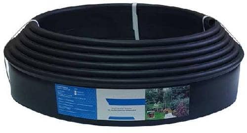 Купить Бордюр Gidrolica Country Б-10000.2.11 - пластиковый черный L10000 по низкой цене