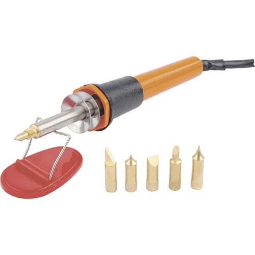 Купить Паяльник-выжигатель Sparta 30 Вт 5 насадок + подставка по низкой цене