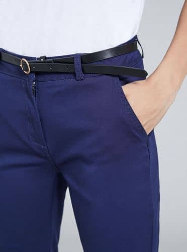 Купить Шорты-бермуды Piazza Italia эластичные, синие по низкой цене