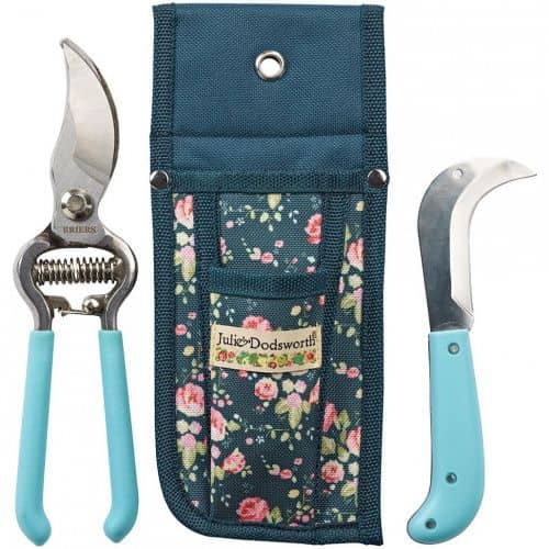 Купить Набор Briers Flower Girl садовода: секатор и нож в чехле по низкой цене