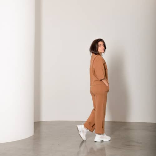 Купить Костюм Lara FF06223ABSU цвет camel по низкой цене