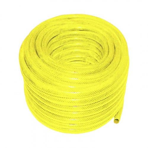 Купить Шланг Farina 93312 поливочный, армированный, желтый, 1/2", 25 м по низкой цене