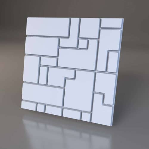 3D панель стеновая Relieffo Complexity 007 из пенополиуретана 600х600х30 мм