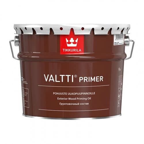 Купить Антисептик Tikkurila Valtti Primer для древесины грунтовочный 9 л по низкой цене