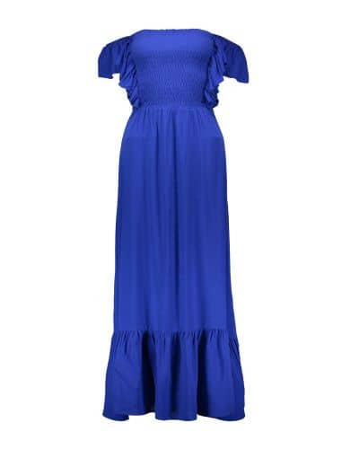 Купить Платье Piazza Italia длинное, синее по низкой цене