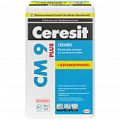Купить Клей Ceresit СМ 9 Plus для плитки 25 кг по низкой цене