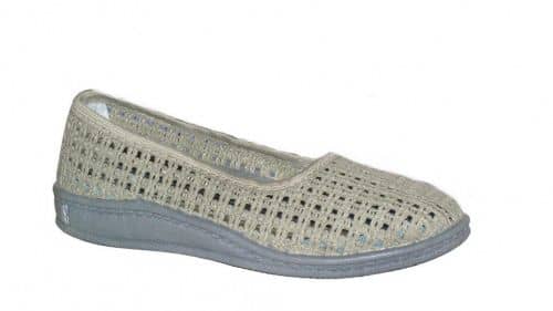 Купить Тапки Степ 127с сетка, женские, белые, размеры 35-41 по низкой цене