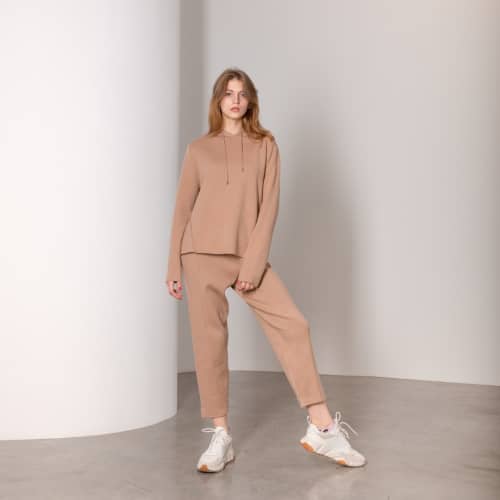 Купить Костюм Lara JS-2001 коричневый по низкой цене