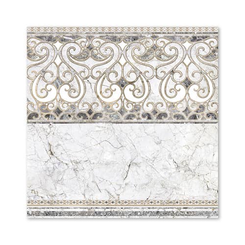 Купить Декор прямой напольный Парето 17 60х60 см по низкой цене