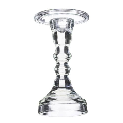 Купить Подсвечник для интерьерных свечей КРИСТОФФ-4 (стекло), D10xH17.5 см по низкой цене