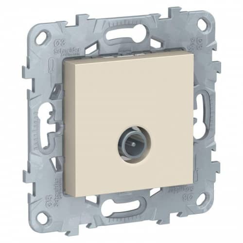 Купить Механизм розетки TV UNICA NEW оконечная беж. SchE NU546444 по низкой цене