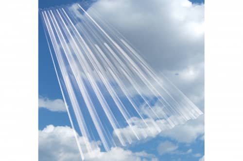 Купить Профилированный поликарбонат Полигаль МПК Полик Грека Чили 0,80 мм 1260x6000 мм прозрачный по низкой цене