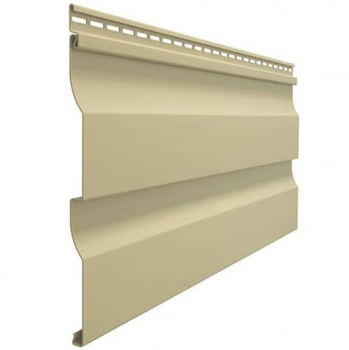 Купить Сайдинг Docke Premium Корабельный брус D4.5D Крем-брюле, виниловый, 3660 мм для наружной отделки дома по низкой цене