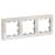 Купить Рамка Schneider Electric Атлас Дизайн 3 поста жемчуг по низкой цене