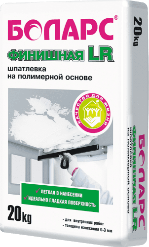 Купить Шпатлевка Боларс LR финишная 20 кг по низкой цене