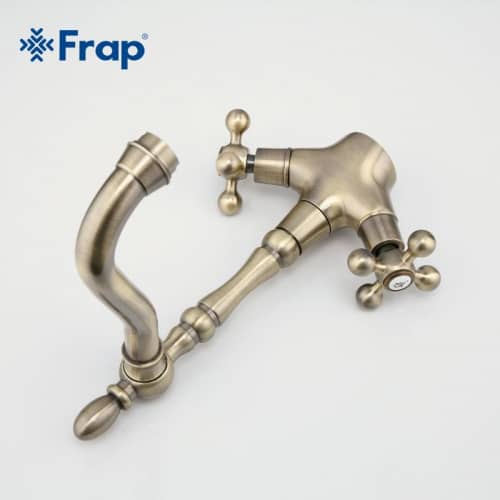 Купить Смеситель FRAP F4019-4 на кухню м/кер бронза по низкой цене