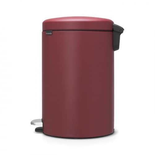 Купить Бак Brabantia newicon мусорный, минерально-бордовый, 20 л по низкой цене
