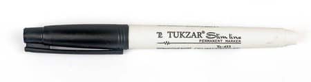Купить Маркер Tukzar перманентный, черный, 1-2 мм по низкой цене