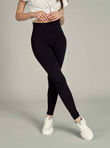 Купить Леггинсы Piazza Italia базовые, черные по низкой цене