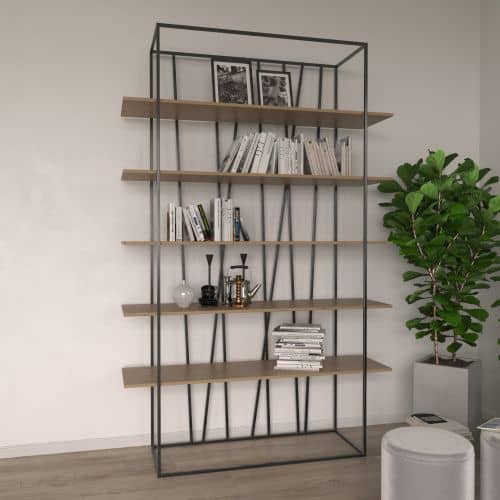 Купить Стеллаж Лофт Valles 220х160х34 см по низкой цене