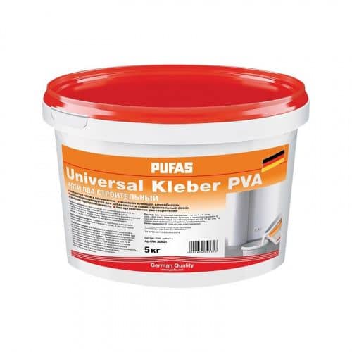 Купить Клей PUFAS Universal Kleber ПВА строительный 5 кг по низкой цене