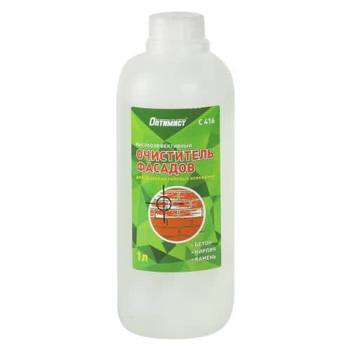 Купить Очиститель Оптимист C416 фасадов для удаления высолов 1 л по низкой цене