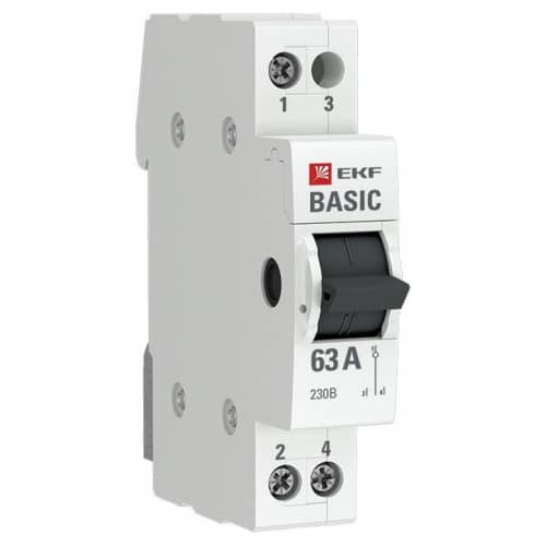 Купить Переключатель трехпозиционный 1п 63А Basic EKF tps-1-63 по низкой цене